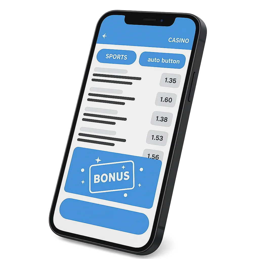 App de apuestas en el móvil